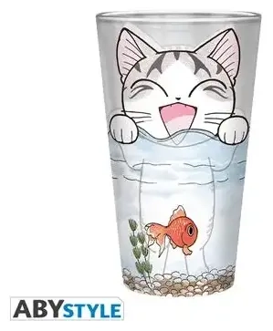 CHI - Large Glass - 400ml - Chi's fish tank - box