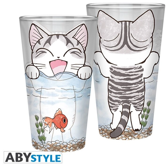 CHI - Large Glass - 400ml - Chi's fish tank - box