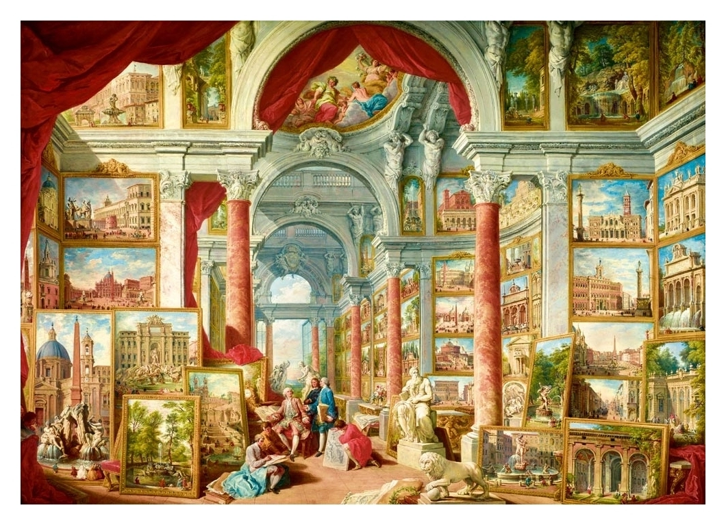 Picture Gallery with Views of Modern Rome - 1757 - Giovanni Paolo Panini