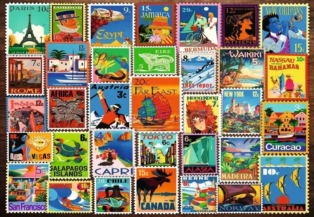 Travel Stamps - Briefmarken