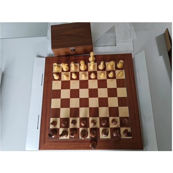 Schachspiel Fantastico - Mahagoni 55cm (Leichte B-Qualität)