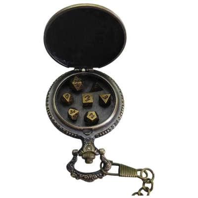 Würfelset: Metall Amulet – Dragon (7)