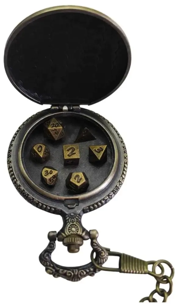 Würfelset: Metall Amulet – Dragon (7)