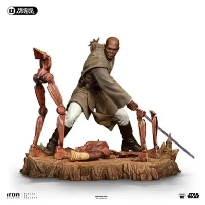 Mace Windu Star Wars Art Scale 1/10