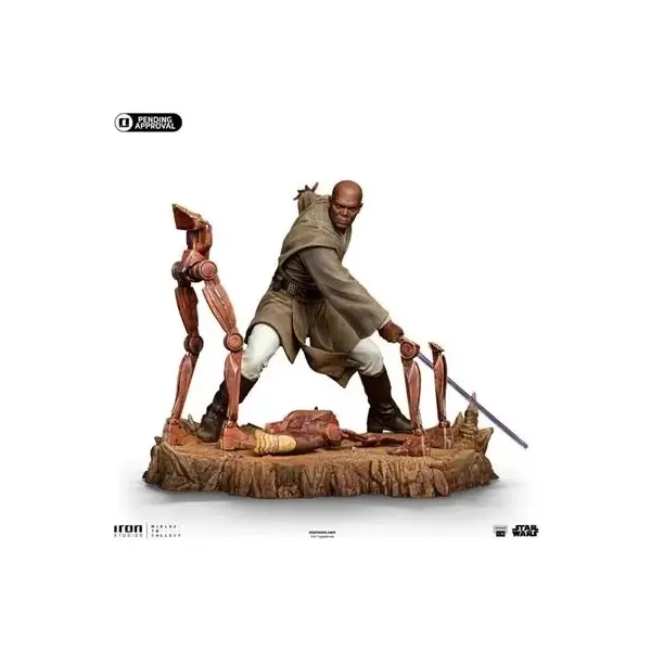 Mace Windu Star Wars Art Scale 1/10