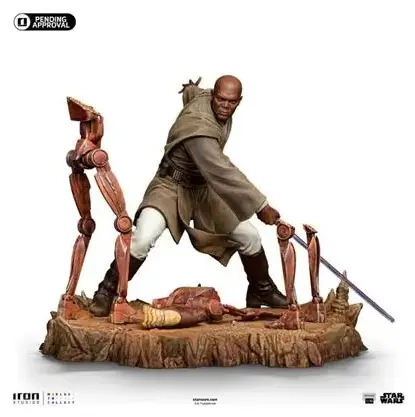 Mace Windu Star Wars Art Scale 1/10