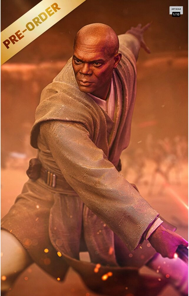 Mace Windu Star Wars Art Scale 1/10