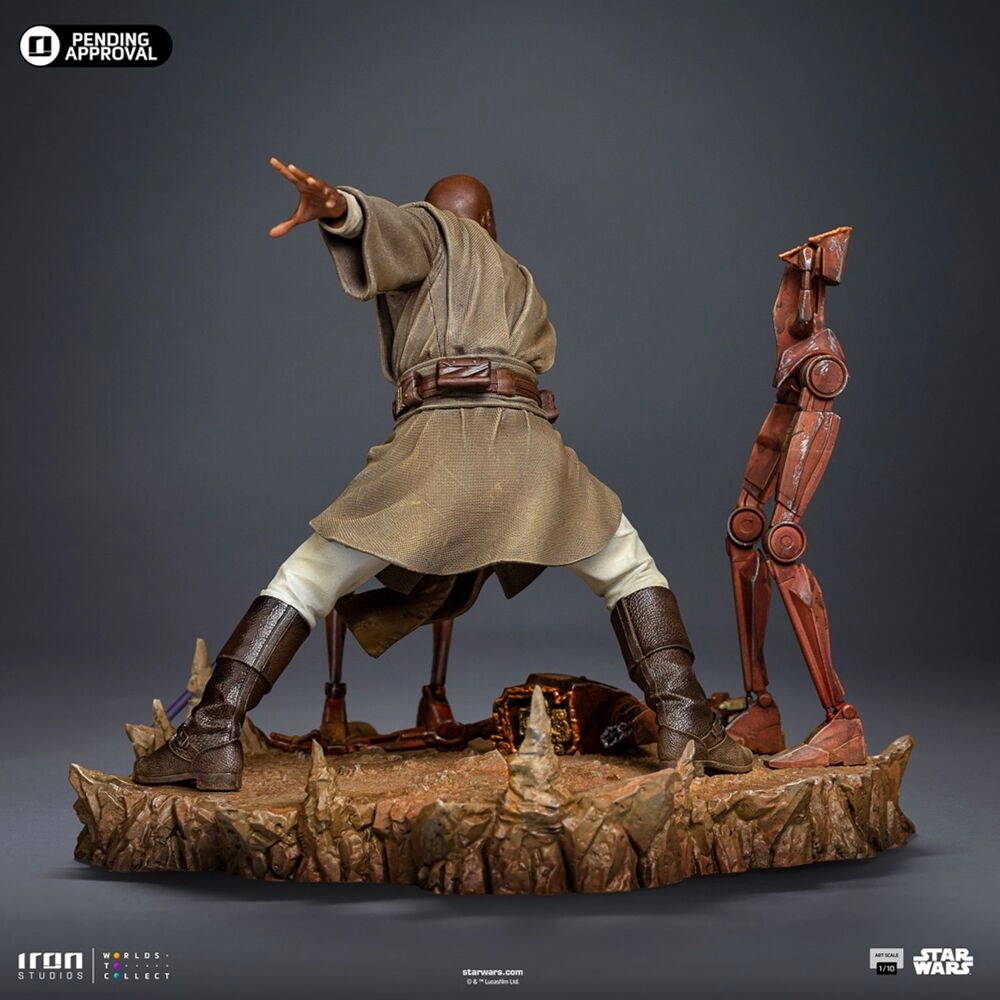 Mace Windu Star Wars Art Scale 1/10