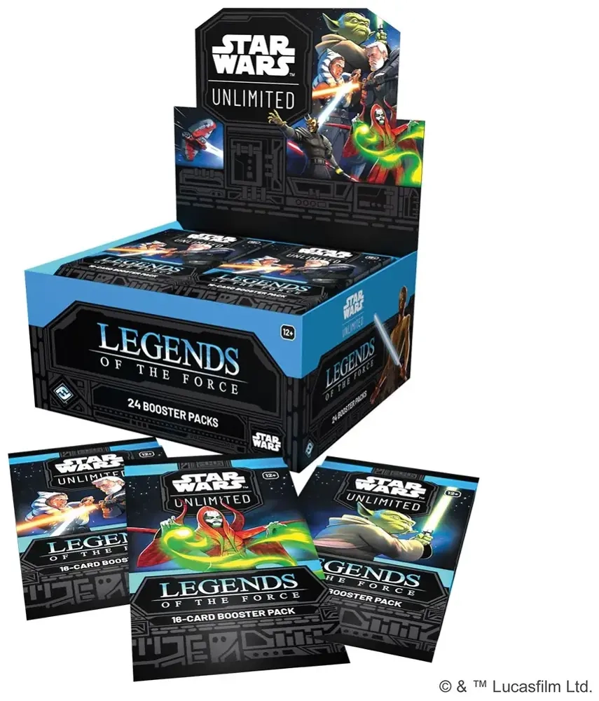 Star Wars: Unlimited - Legends of the Force Booster Display (24 Booster) - EN