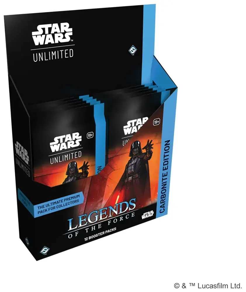 Star Wars: Unlimited - Legends of the Force Carbonite-Booster-Display (12 Booster) - EN
