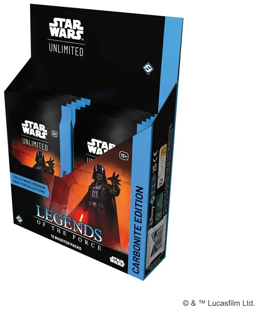 Star Wars: Unlimited - Legends of the Force Carbonite-Booster-Display (12 Booster) - EN