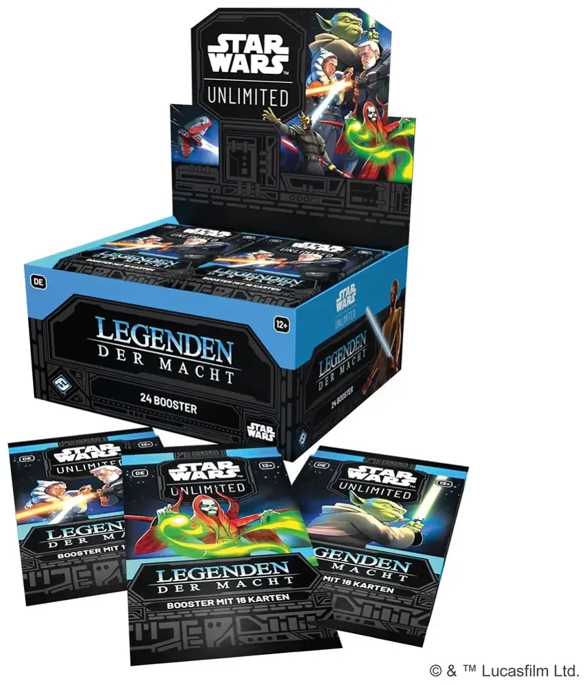 Star Wars: Unlimited - Legenden der Macht Booster-Display (24 Booster) - DE