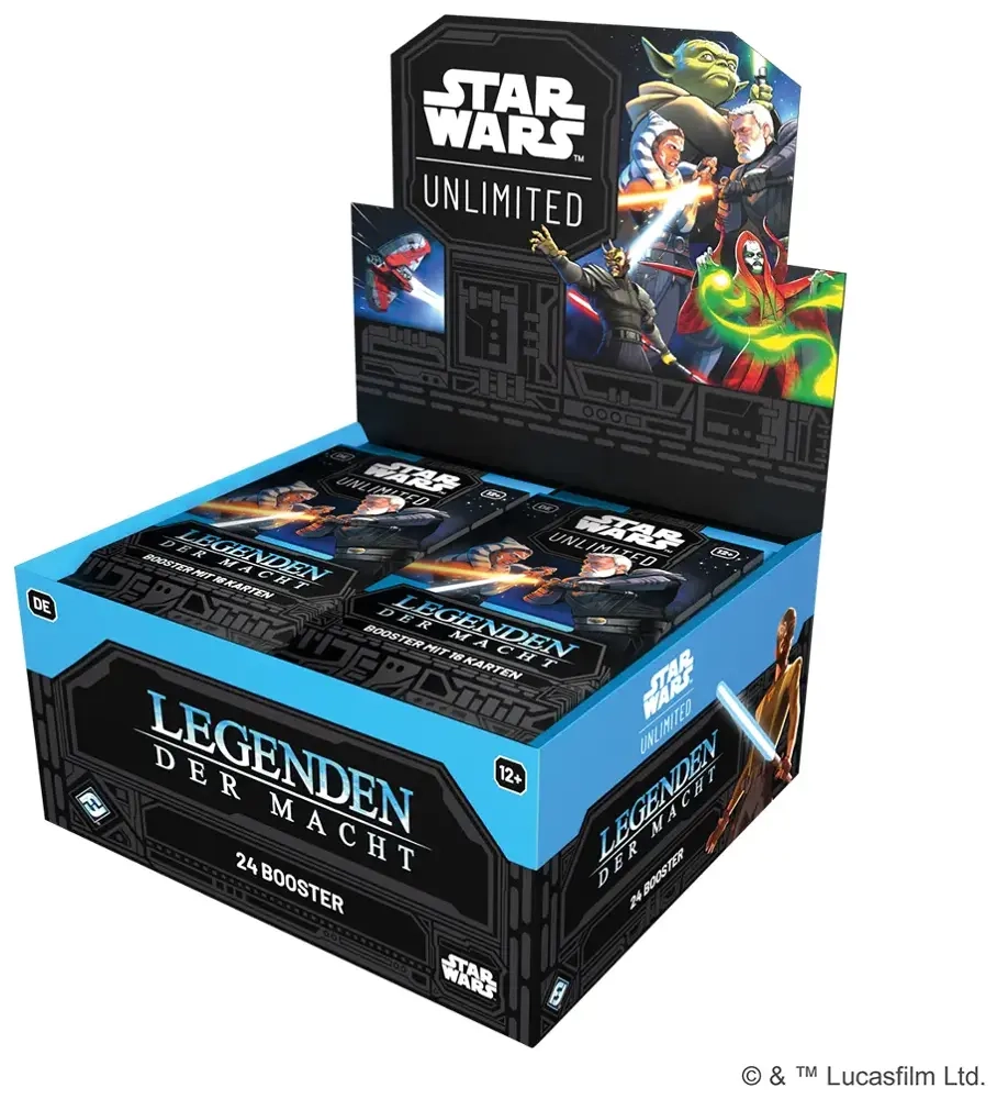 Star Wars: Unlimited - Legenden der Macht Booster-Display (24 Booster) - DE