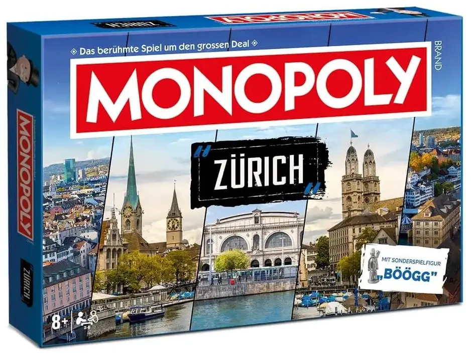 Monopoly - Zürich mit Sondertoken (Bögg)