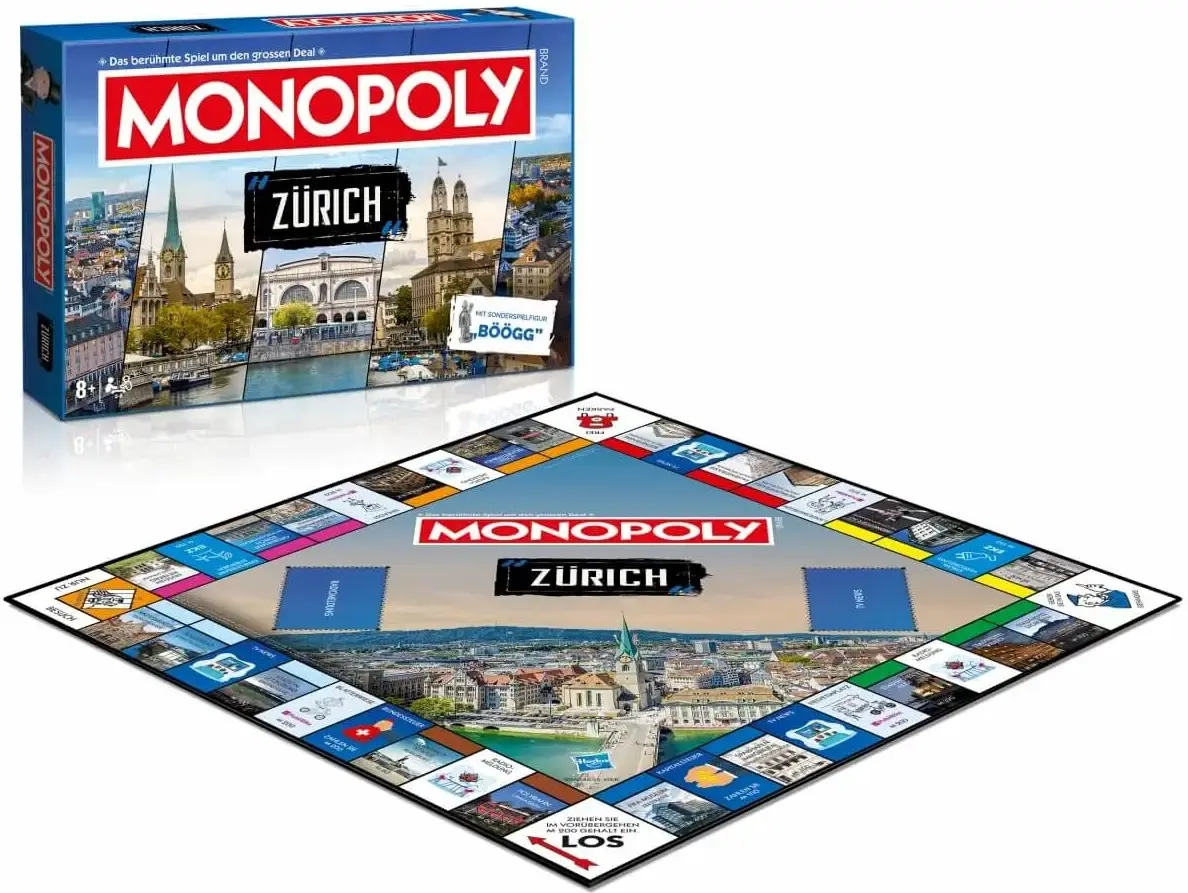 Monopoly - Zürich mit Sondertoken (Bögg)