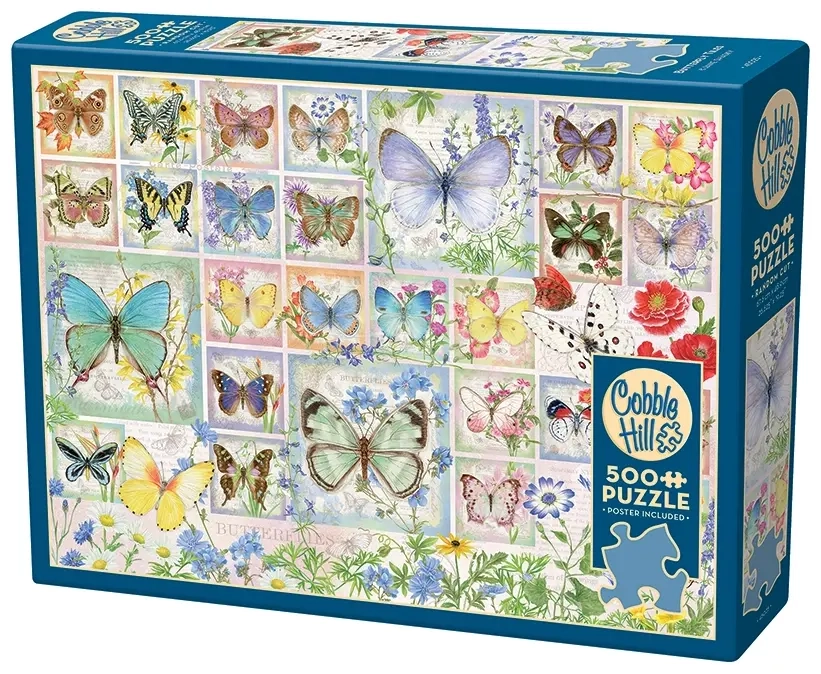 Bunte Schmetterling Collage