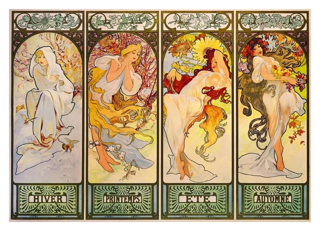 Four Seasons - 1900 - Alphonse Mucha