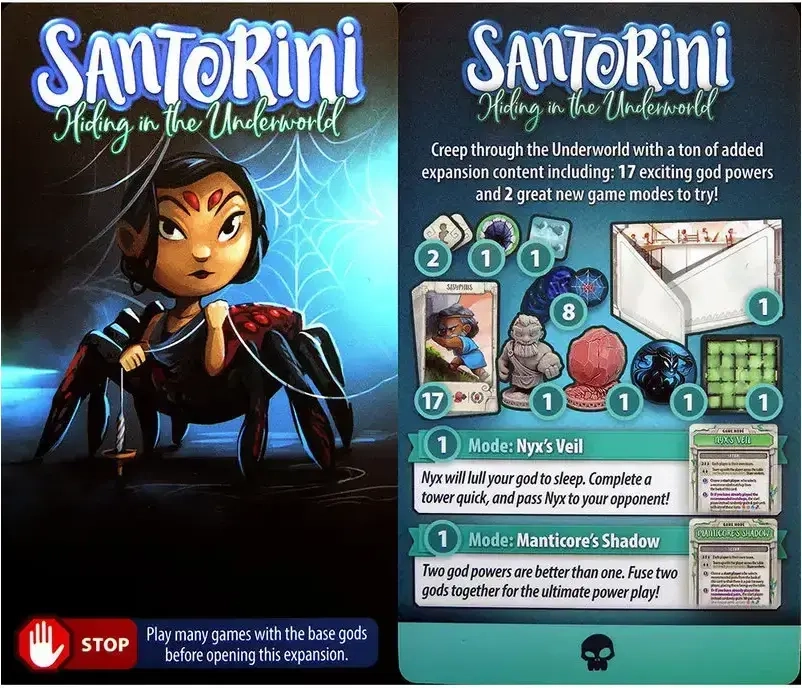 Santorini - 2nd. Edition Hiding in the Underworld God Pack Expansion - EN