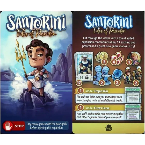 Santorini - 2nd. Edition Tides of Orion God Pack Expansion - EN
