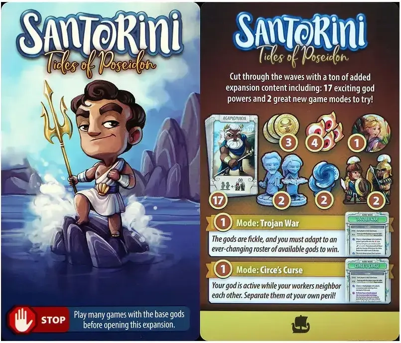 Santorini - 2nd. Edition Tides of Orion God Pack Expansion - EN