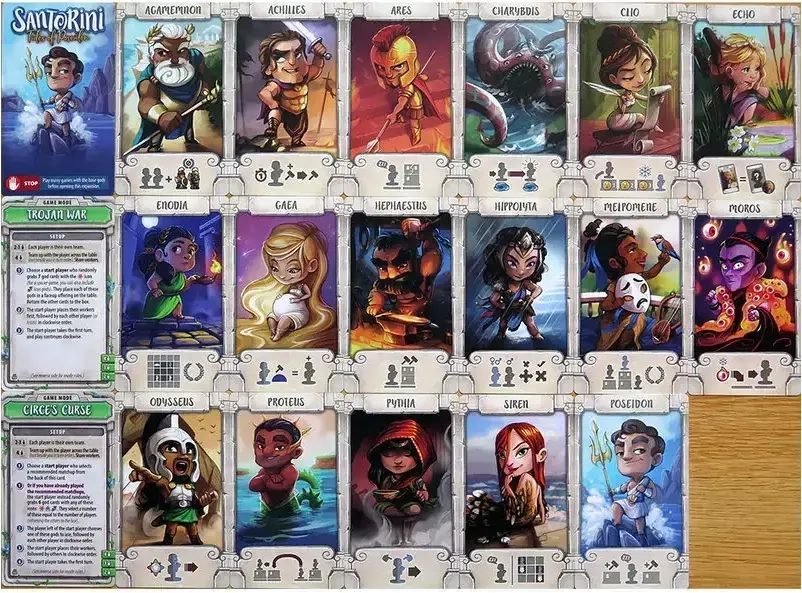 Santorini - 2nd. Edition Tides of Orion God Pack Expansion - EN