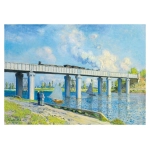 Railway Bridge at Argenteuil - 1873 - Claude Monet