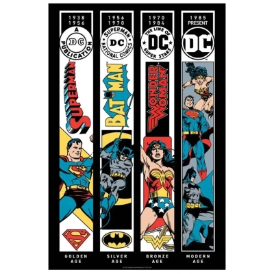 DC Comics Ages Art Print