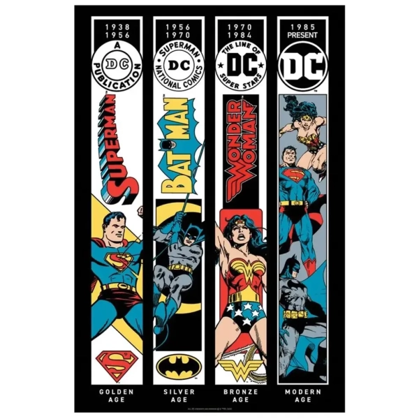 DC Comics Ages Art Print