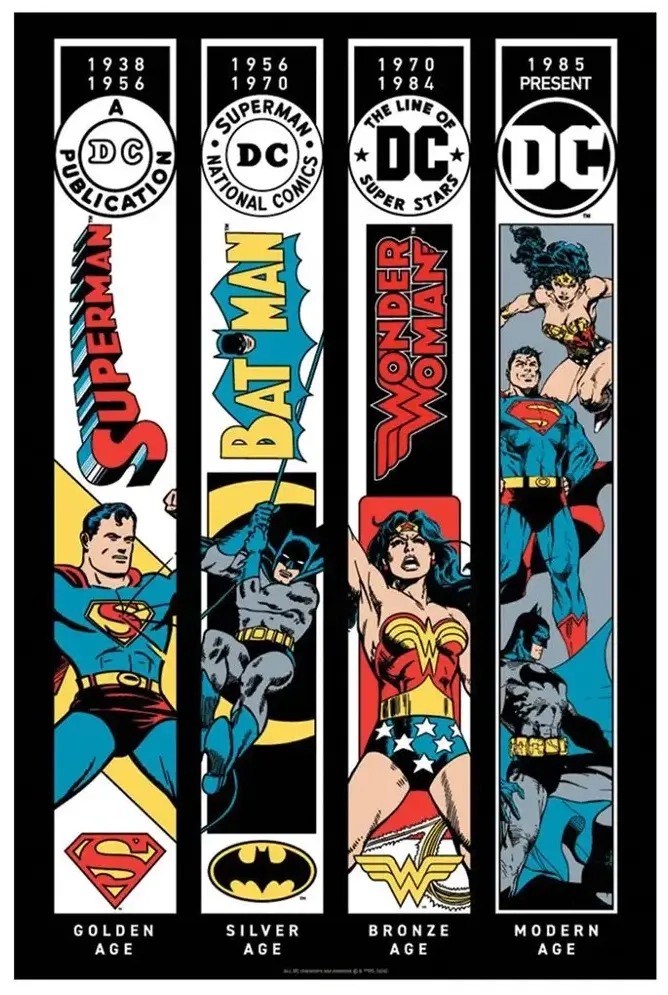 DC Comics Ages Art Print