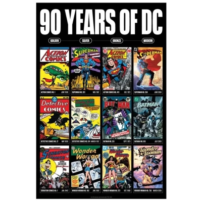 DC Comics 90 Years Art Print