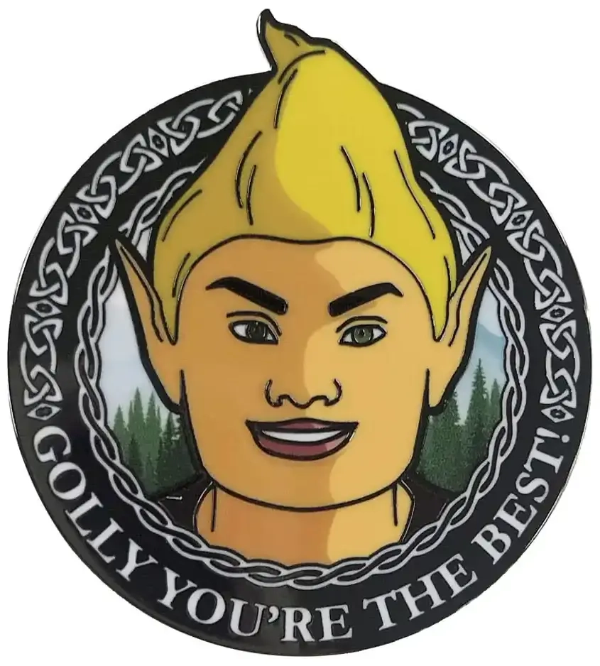 The Elder Scrolls IV: Oblivion Adoring Fan Pin Badge