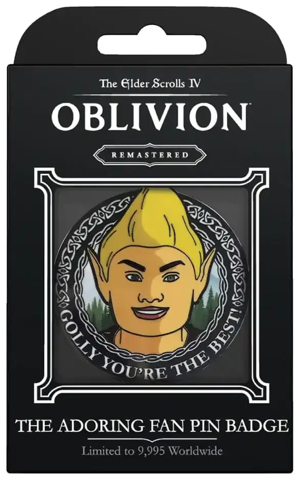 The Elder Scrolls IV: Oblivion Adoring Fan Pin Badge