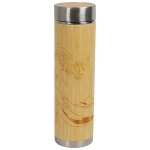 Bamboo tea bottle 400 ml - The great wave of Kanagawa
