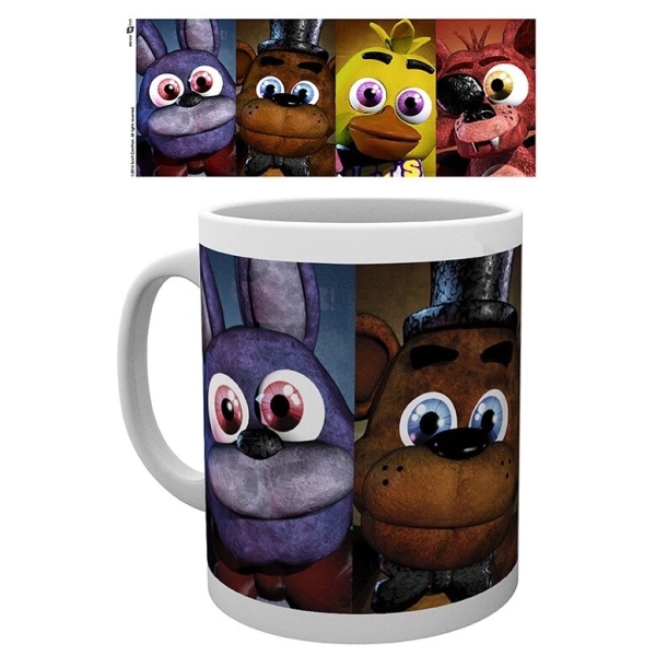 FIVE NIGHTS AT FREDDY'S - Mug - 320 ml - Faces - subli - box