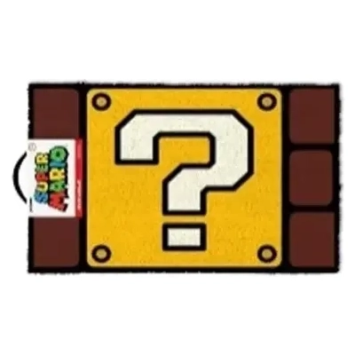 Dele - Super Mario (Question Mark Block) Door Mat