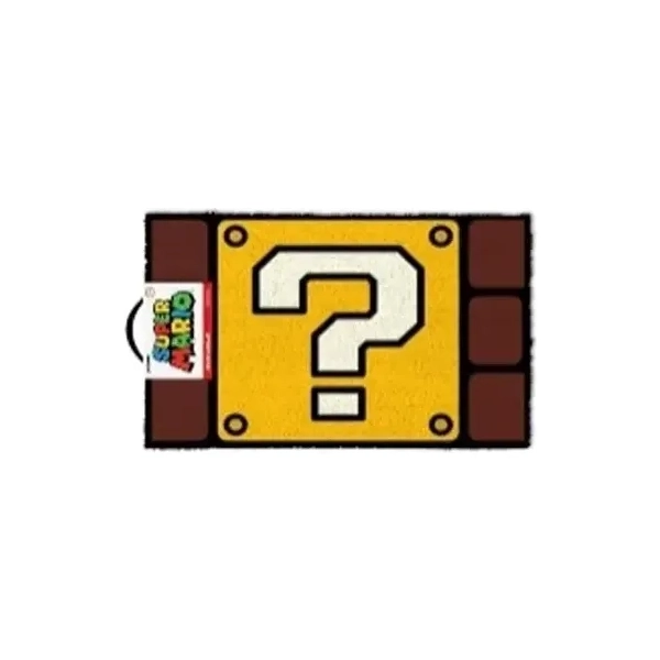 Dele - Super Mario (Question Mark Block) Door Mat