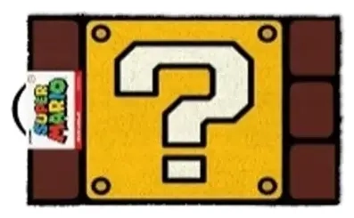 Dele - Super Mario (Question Mark Block) Door Mat
