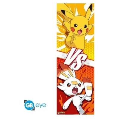 POKEMON - Door Poster - Pikachu and Scorbunny (53x158)