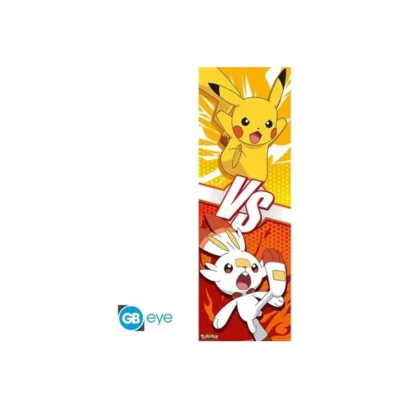 POKEMON - Door Poster - Pikachu and Scorbunny (53x158)