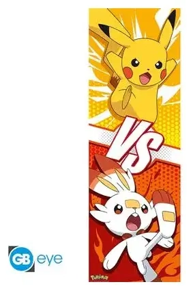 POKEMON - Door Poster - Pikachu and Scorbunny (53x158)