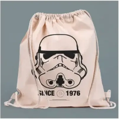 Drawstring Eco Bag - Original Storm Trooper Helmet