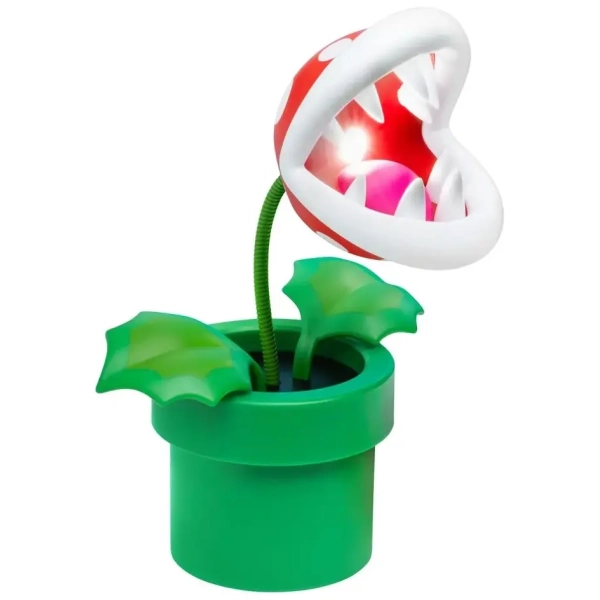 Super Mario Mini Piranha Plant Posable Lamp