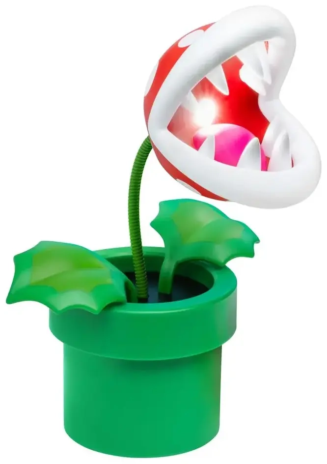 Super Mario Mini Piranha Plant Posable Lamp