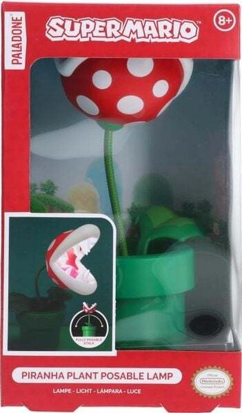 Super Mario Mini Piranha Plant Posable Lamp