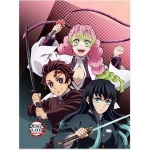 Demon Slayer - Tanjiro, Mitsuri & Muichiro - Soft Blanket - 120x160cm