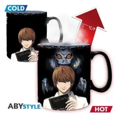 DEATH NOTE - Mug Heat Change - 460 ml - Kira & L - cardboard box
