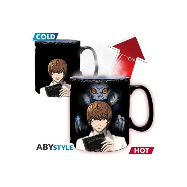 DEATH NOTE - Mug Heat Change - 460 ml - Kira & L - cardboard box