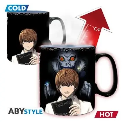 DEATH NOTE - Mug Heat Change - 460 ml - Kira & L - cardboard box