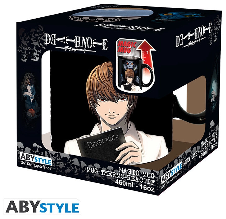 DEATH NOTE - Mug Heat Change - 460 ml - Kira & L - cardboard box