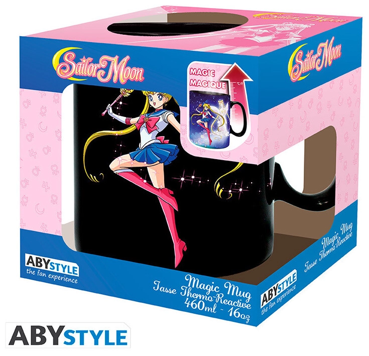 SAILOR MOON - Mug Heat Change- 460ml- Sailor & Chibi- cardboard